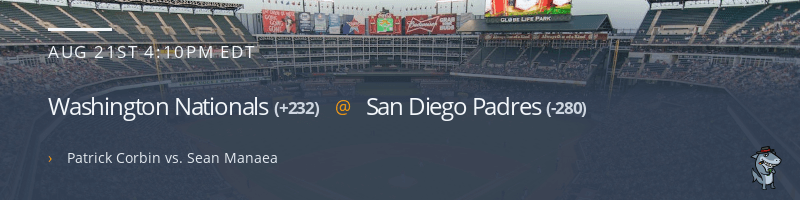 Washington Nationals @ San Diego Padres - August 21, 2022