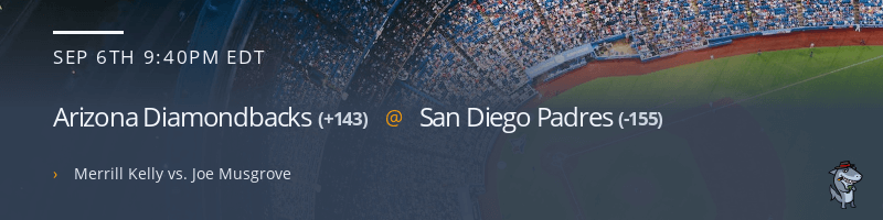 Arizona Diamondbacks @ San Diego Padres - September 6, 2022