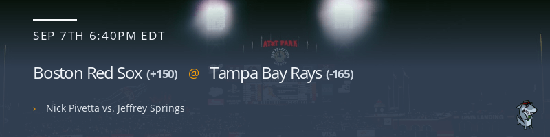 Boston Red Sox @ Tampa Bay Rays - September 7, 2022