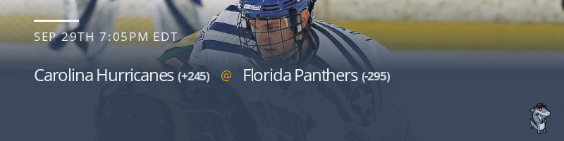Carolina Hurricanes vs. Florida Panthers - September 29, 2022