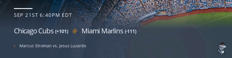 Chicago Cubs @ Miami Marlins - September 21, 2022