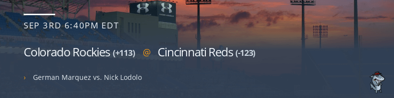 Colorado Rockies @ Cincinnati Reds - September 3, 2022