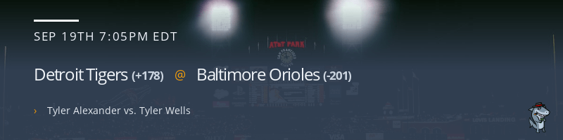 Detroit Tigers @ Baltimore Orioles - September 19, 2022
