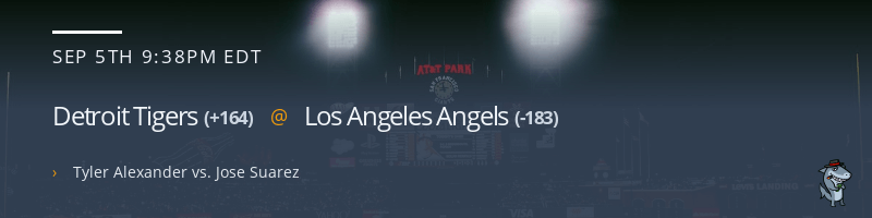 Detroit Tigers @ Los Angeles Angels - September 5, 2022