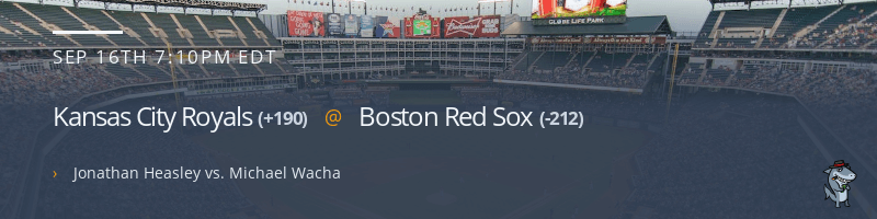 Kansas City Royals @ Boston Red Sox - September 16, 2022