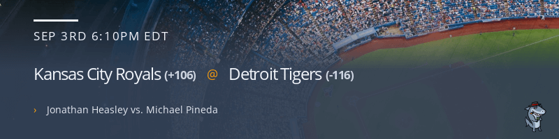 Kansas City Royals @ Detroit Tigers - September 3, 2022