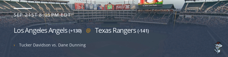 Los Angeles Angels @ Texas Rangers - September 21, 2022