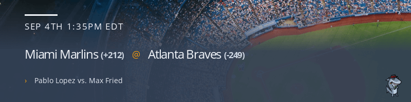 Miami Marlins @ Atlanta Braves - September 4, 2022