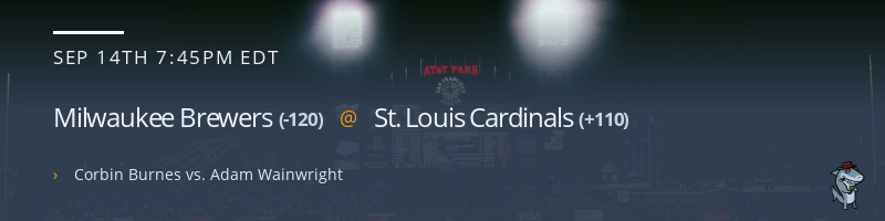 Milwaukee Brewers @ St. Louis Cardinals - September 14, 2022