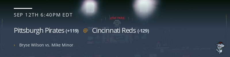 Pittsburgh Pirates @ Cincinnati Reds - September 12, 2022