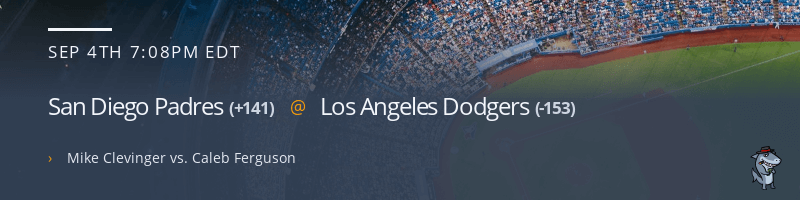 San Diego Padres @ Los Angeles Dodgers - September 4, 2022