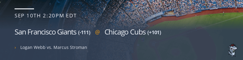 San Francisco Giants @ Chicago Cubs - September 10, 2022