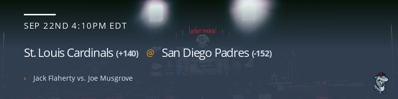 St. Louis Cardinals @ San Diego Padres - September 22, 2022
