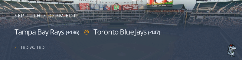 Tampa Bay Rays @ Toronto Blue Jays - September 12, 2022