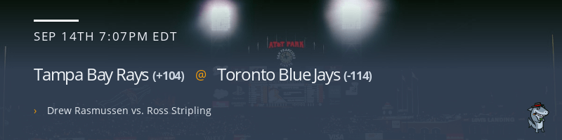 Tampa Bay Rays @ Toronto Blue Jays - September 14, 2022