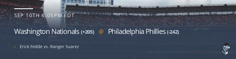 Washington Nationals @ Philadelphia Phillies - September 10, 2022