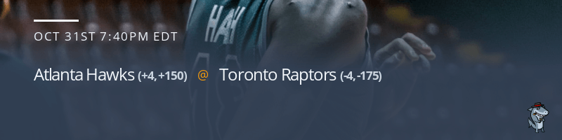 Atlanta Hawks vs. Toronto Raptors - October 31, 2022