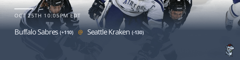 Buffalo Sabres vs. Seattle Kraken - October 25, 2022