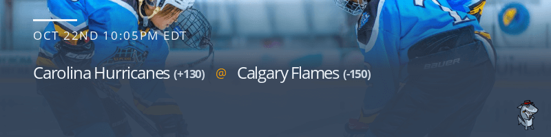 Carolina Hurricanes vs. Calgary Flames - October 22, 2022