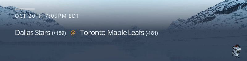 Dallas Stars vs. Toronto Maple Leafs - October 20, 2022