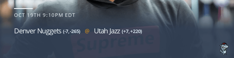 Denver Nuggets vs. Utah Jazz - October 19, 2022