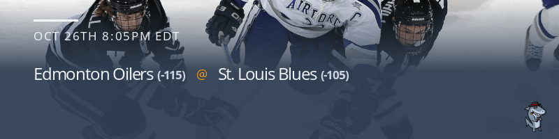 Edmonton Oilers vs. St. Louis Blues - October 26, 2022