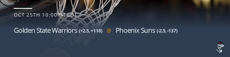 Golden State Warriors vs. Phoenix Suns - October 25, 2022