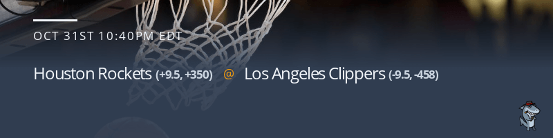 Houston Rockets vs. Los Angeles Clippers - October 31, 2022