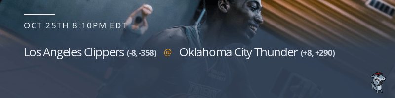 Los Angeles Clippers vs. Oklahoma City Thunder - October 25, 2022