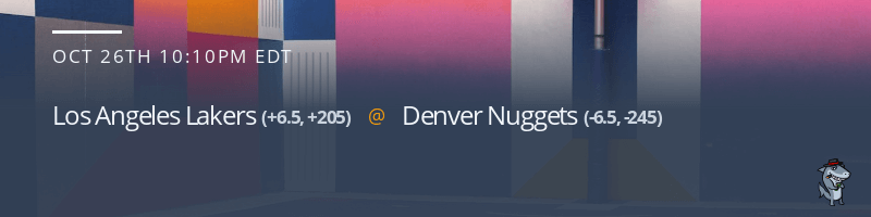 Los Angeles Lakers vs. Denver Nuggets - October 26, 2022