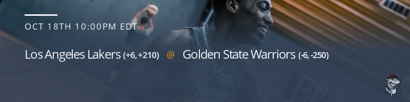 Los Angeles Lakers vs. Golden State Warriors - October 18, 2022