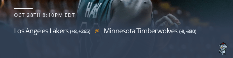 Los Angeles Lakers vs. Minnesota Timberwolves - October 28, 2022