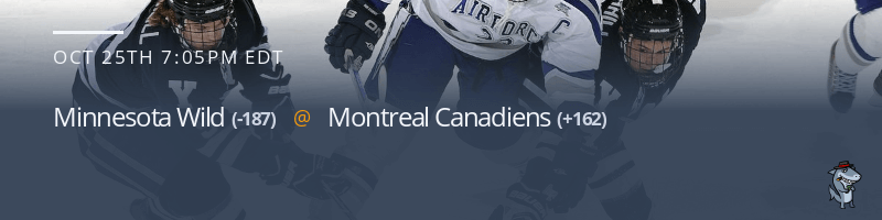 Minnesota Wild vs. Montreal Canadiens - October 25, 2022