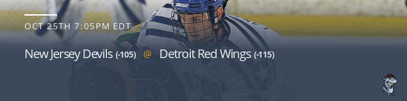 New Jersey Devils vs. Detroit Red Wings - October 25, 2022