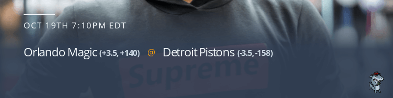 Orlando Magic vs. Detroit Pistons - October 19, 2022