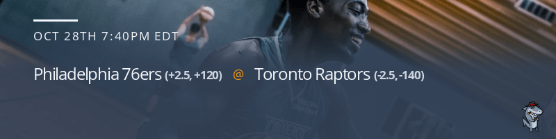 Philadelphia 76ers vs. Toronto Raptors - October 28, 2022