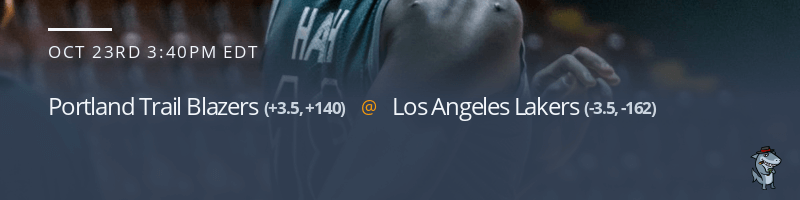 Portland Trail Blazers vs. Los Angeles Lakers - October 23, 2022