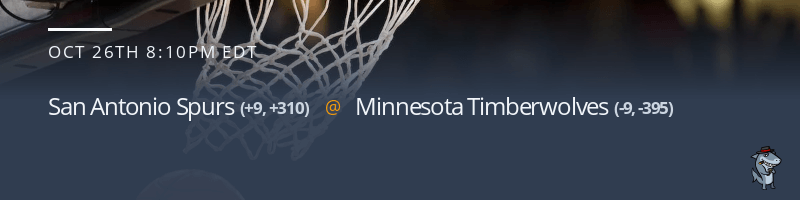 San Antonio Spurs vs. Minnesota Timberwolves - October 26, 2022