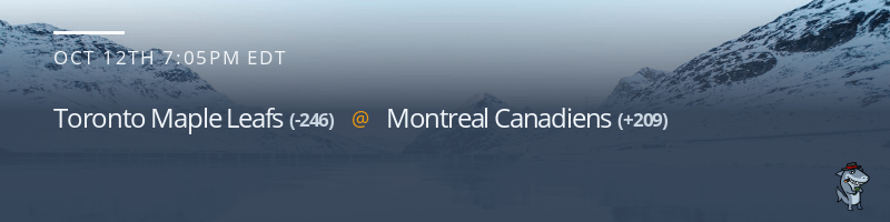 Toronto Maple Leafs vs. Montreal Canadiens - October 12, 2022