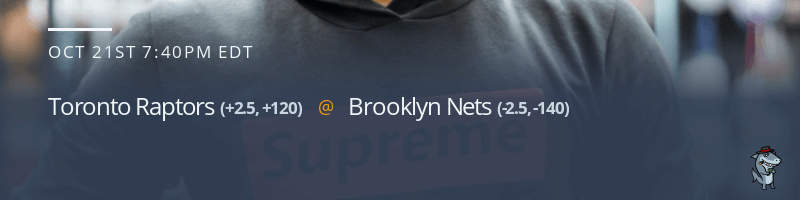 Toronto Raptors vs. Brooklyn Nets - October 21, 2022