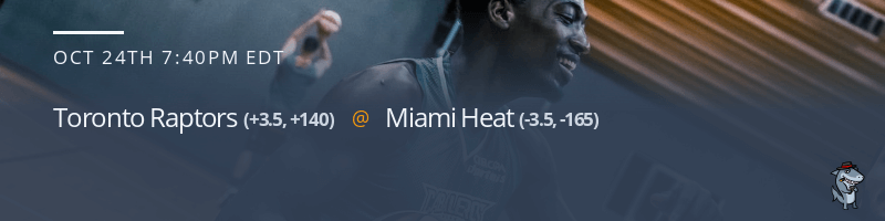 Toronto Raptors vs. Miami Heat - October 24, 2022