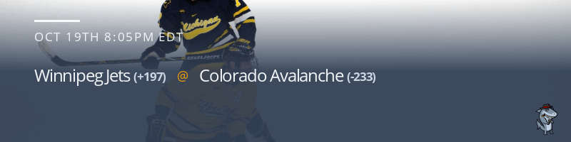 Winnipeg Jets vs. Colorado Avalanche - October 19, 2022