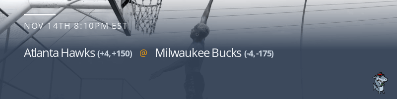 Atlanta Hawks vs. Milwaukee Bucks - November 14, 2022