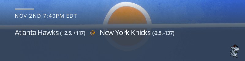 Atlanta Hawks vs. New York Knicks - November 2, 2022