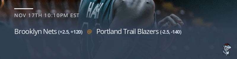 Brooklyn Nets vs. Portland Trail Blazers - November 17, 2022