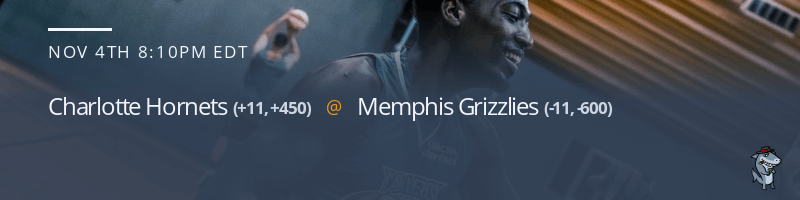 Charlotte Hornets vs. Memphis Grizzlies - November 4, 2022