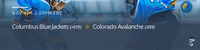 Columbus Blue Jackets vs. Colorado Avalanche - November 4, 2022