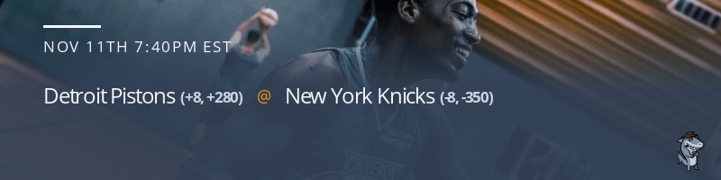 Detroit Pistons vs. New York Knicks - November 11, 2022