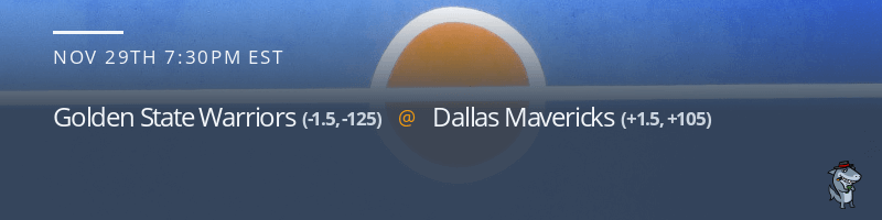 Golden State Warriors vs. Dallas Mavericks - November 29, 2022