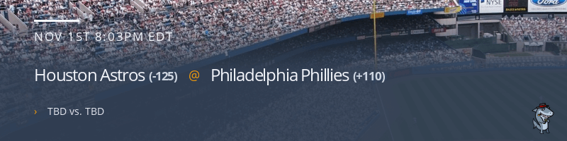 Houston Astros @ Philadelphia Phillies - November 1, 2022